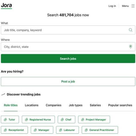 jora job posting.